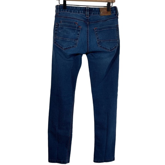 Leif Nelson Low Rise Button Fly‎ Blue Denim Skinny Jeans Men's 30x31 - Picture 2 of 6